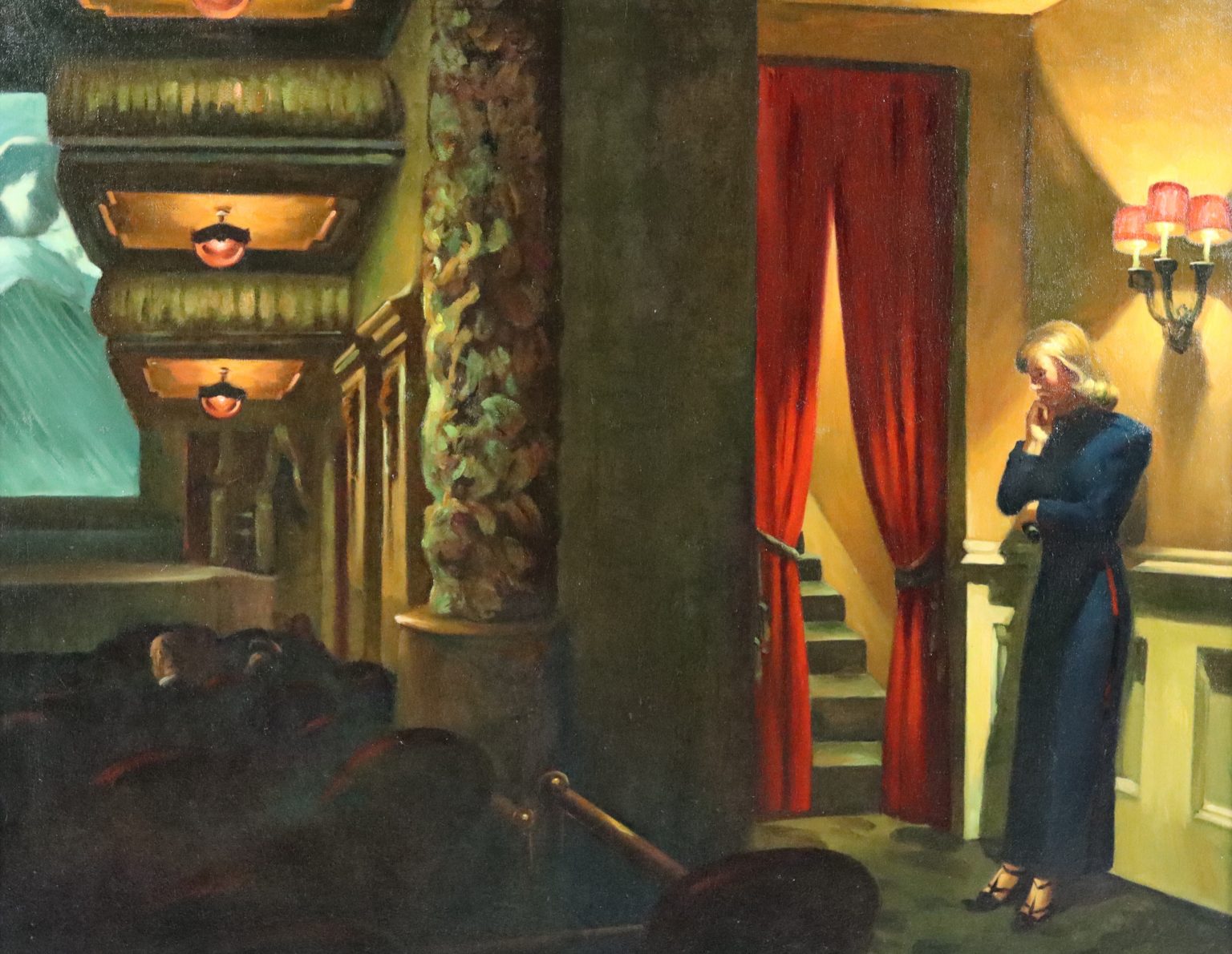 New York Movie After Edward Hopper Thomas Fine Art