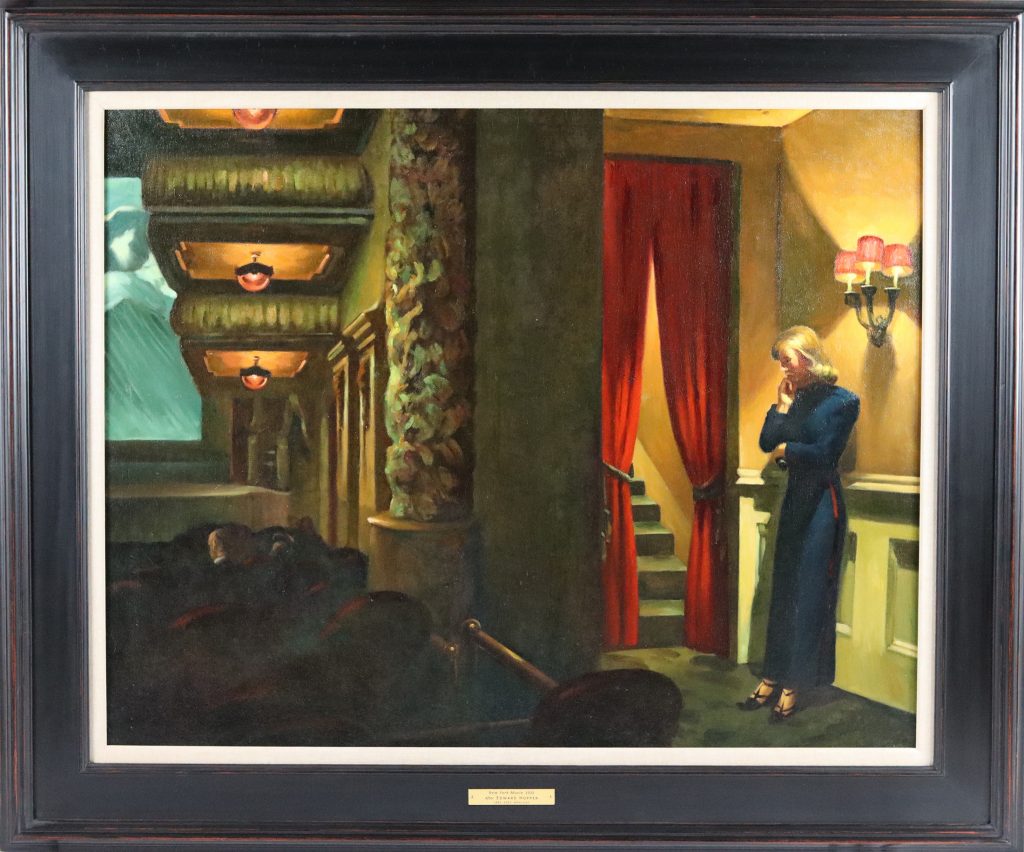 New York Movie After Edward Hopper Thomas Fine Art