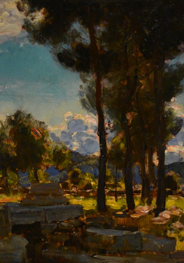 ‘Amongst the Ruins at Olympia’ ~ Harold Speed ~ Thomas Fine Art