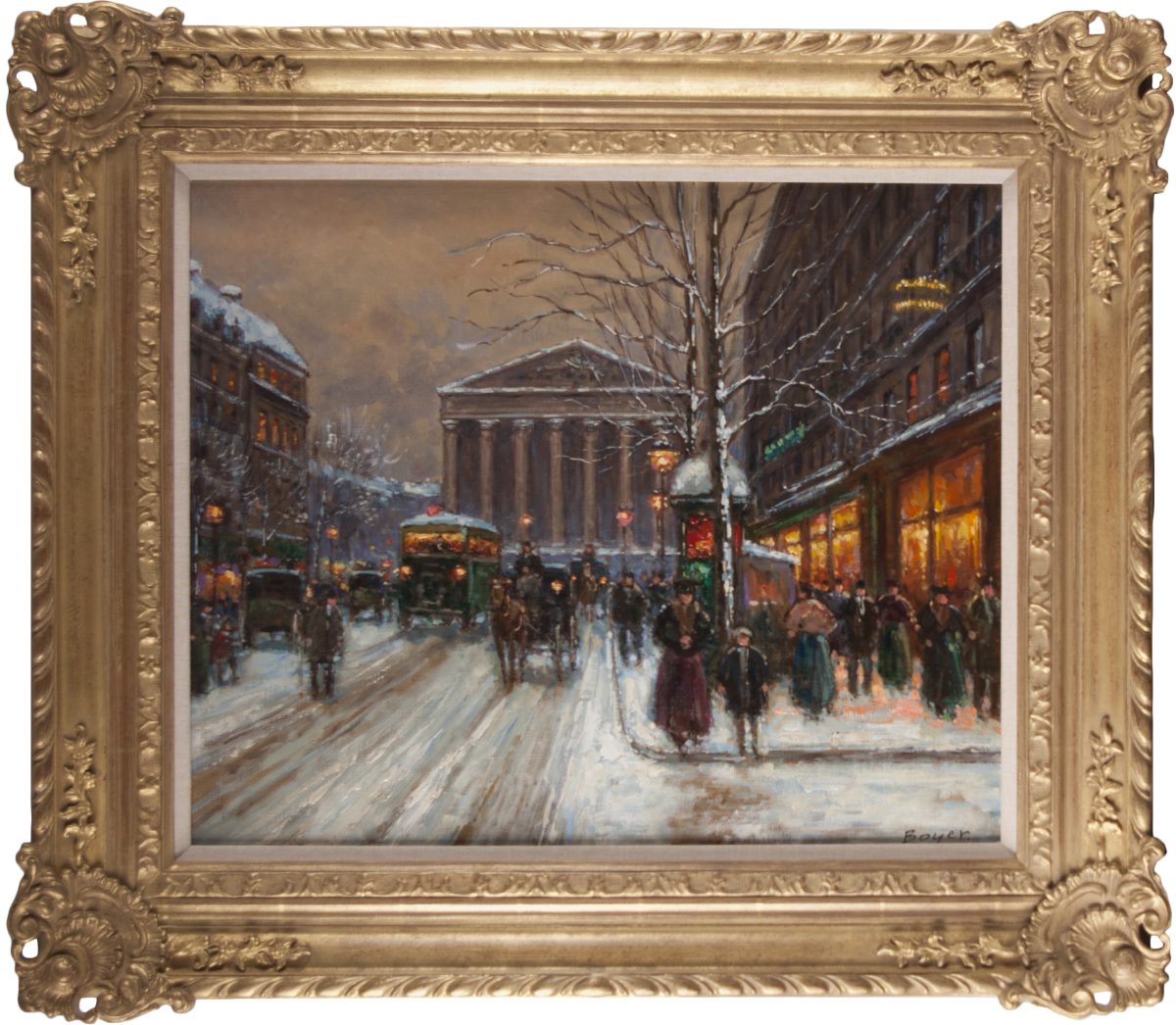 Place De La Madeleine, Paris ~ Emile Boyer - Thomas Fine Art